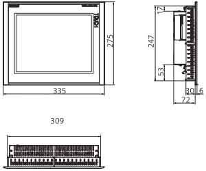 !!!!!!SIEMENS+377系列多功能面板(6AV6 644)+安装方式2